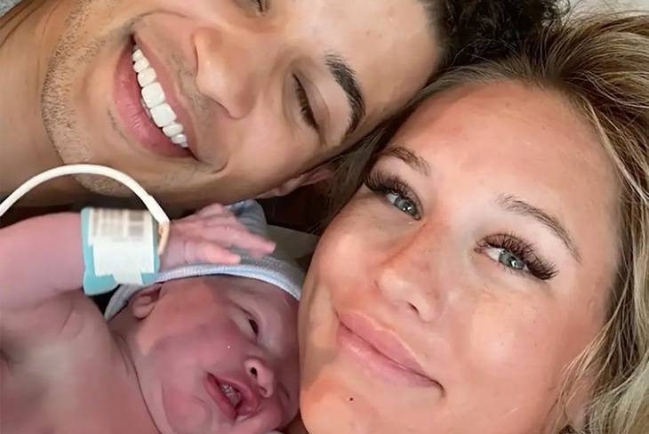 'We’re so blessed!' Jordan Fisher and wife Ellie Woods welcome their baby-boy