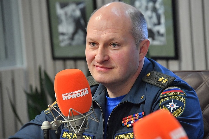 Глава МЧС Александр Куренков в студии Радио «Комсомольская правда».