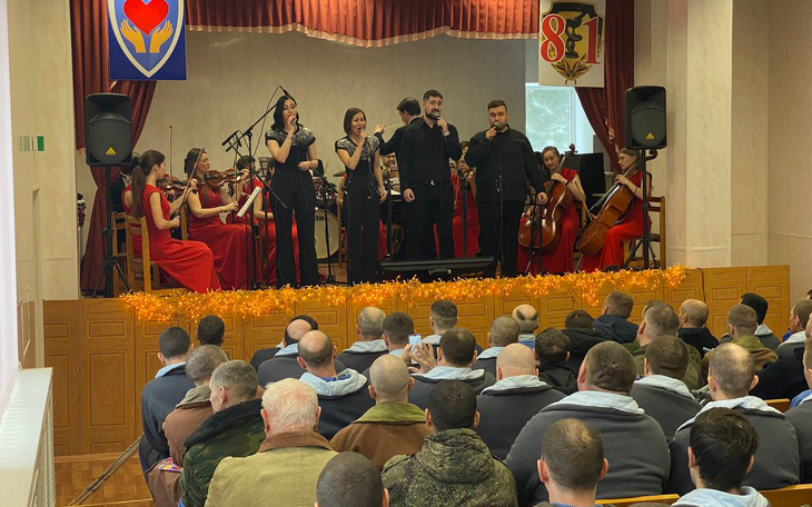 Оркестр «Русская Филармония» выступил в военных госпиталях с концертами, приуроченными к 23 февраля