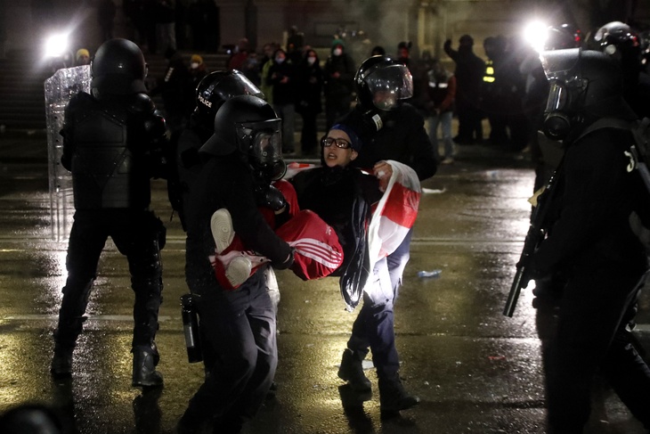 Более 130 человек задержали в Грузии за два дня протестов