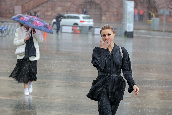 В Москве объявлен желтый уровень опасности из-за дождей и ливней