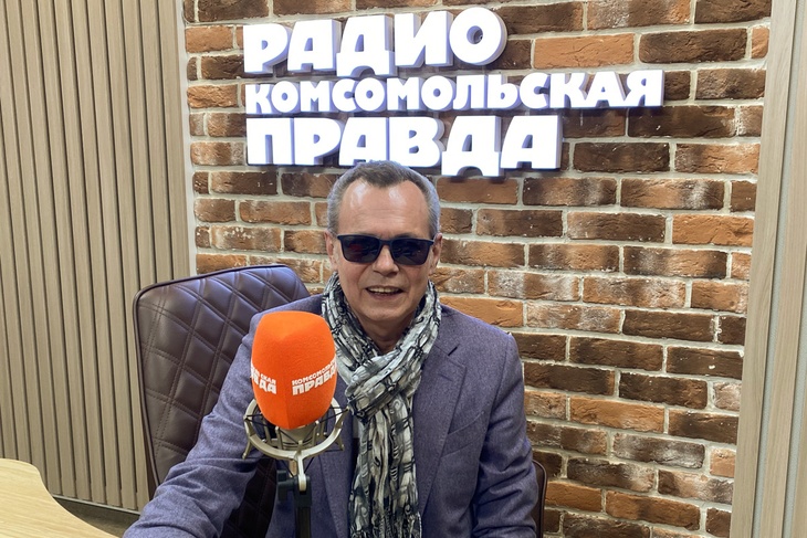 Владимир Лёвкин в студии Радио «Комсомольская правда»