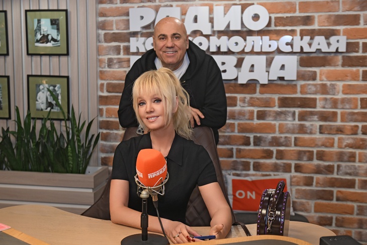 Валерия и Иосиф Пригожин в студии Радио «Комсомольская правда»