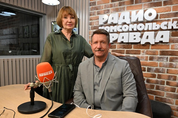 Виктор Бут и Алла Бут на Радио «Комсомольская правда»