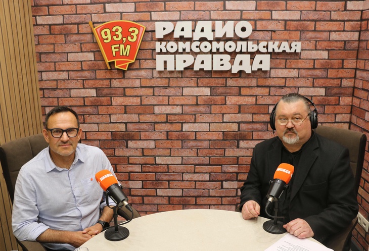 Николай Зимин на радио «Комсомольская правдав Туле