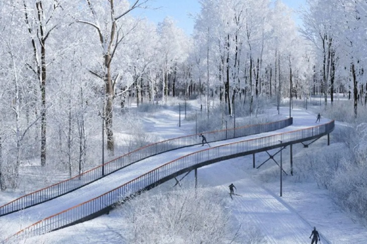 В Красногорске представили второй этап благоустройства Опалиховского лесопарка