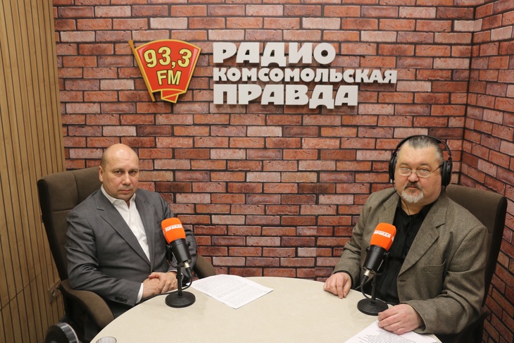 Заместитель председателя правительства Тульской области Дмитрий Марков на радио «Комсомольская правда» в Туле