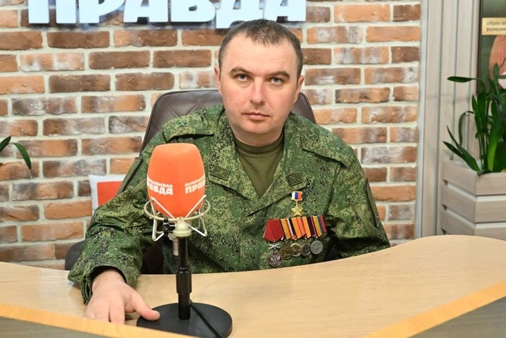 В эфире Радио «Комсомольская правда» замкомандира мотострелкового батальона, майор Павел Семенко