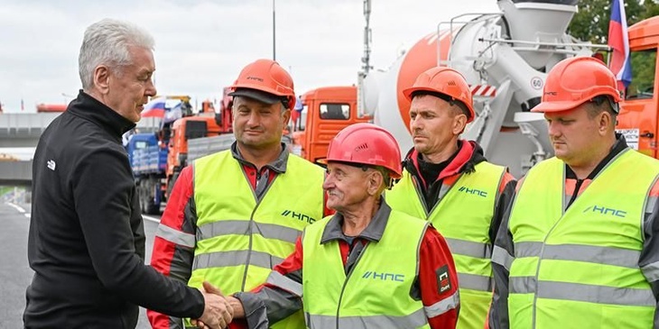 Собянин: Новый участок МСД позволит сократить время в пути в восемь раз