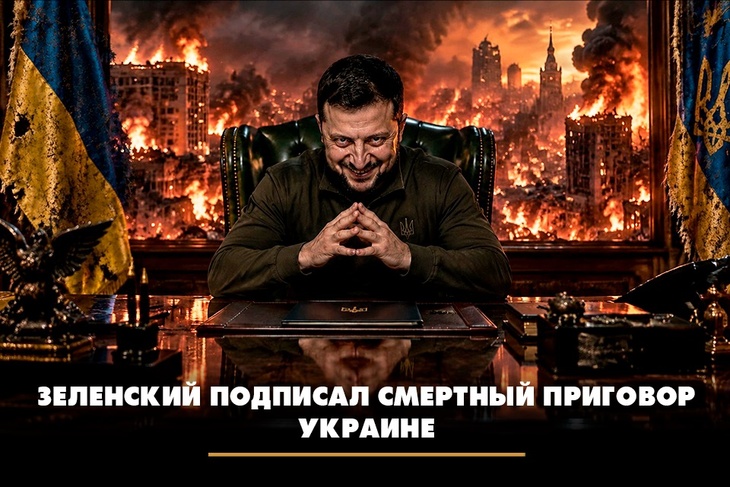 Зеленский подписал смертный приговор Украине Зеленский подписал смертный приговор Украине