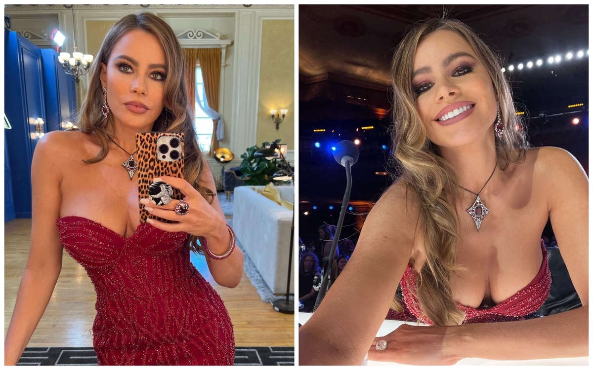 Sofia Vergara boasts busty cleavage in sexy selfie photo as America's Got  Talent continues, Celebrity News, Showbiz & TV